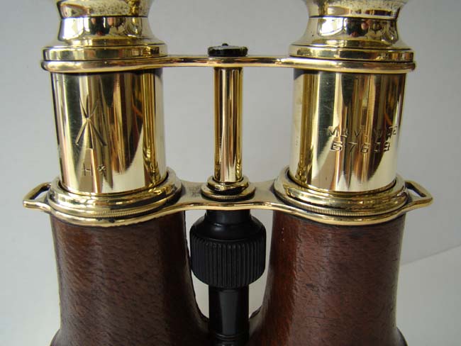 A beautiful pair of high powered antique Binoculars made by 'L.Petiit of Paris' for the British Army circa 1880-1900. — image 4